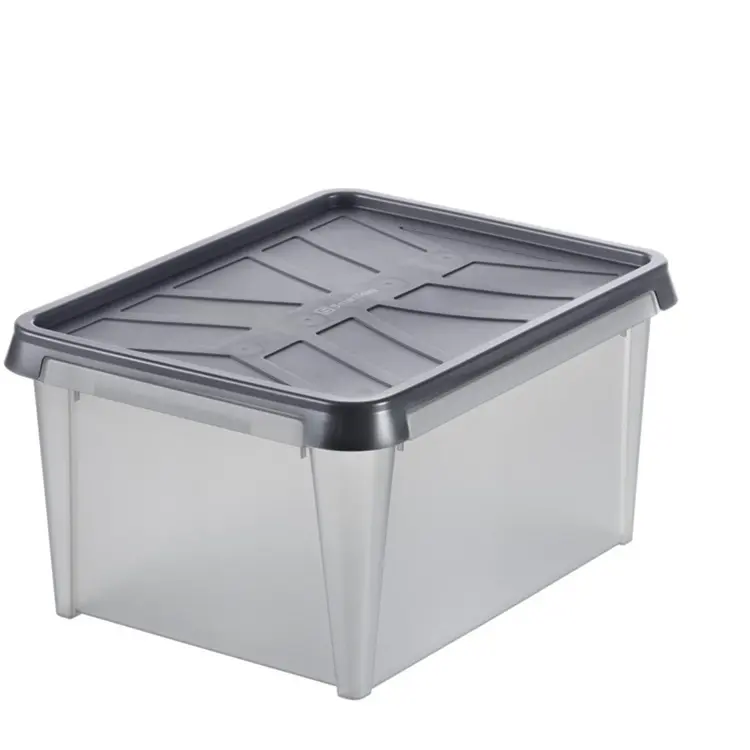 Vanntett oppbevaringsboks med lokk 34L, SmartStore Dry