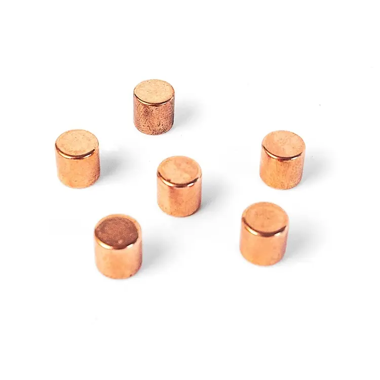 Minimagnet sylinder 6-pakning, Kobber