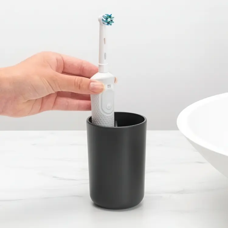 Tannbørsteglass med skillevegg, Brabantia