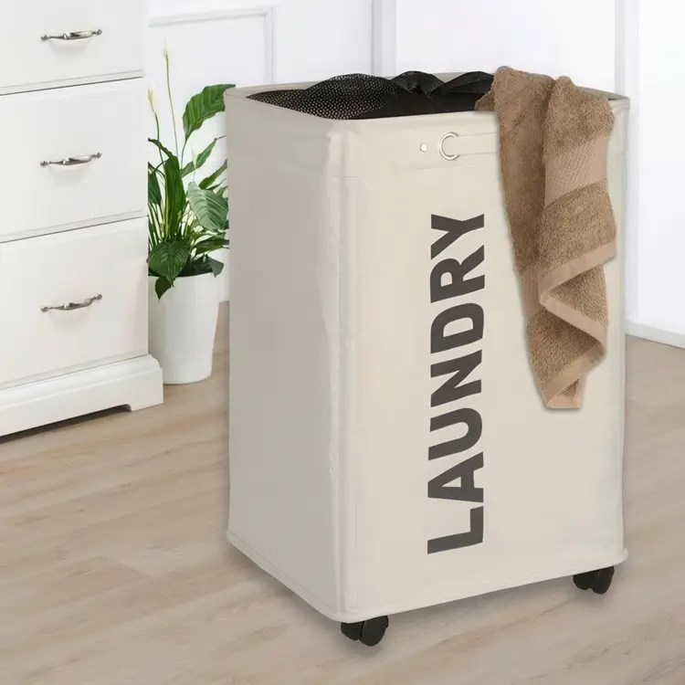 Vaskekurv på hjul, Laundry