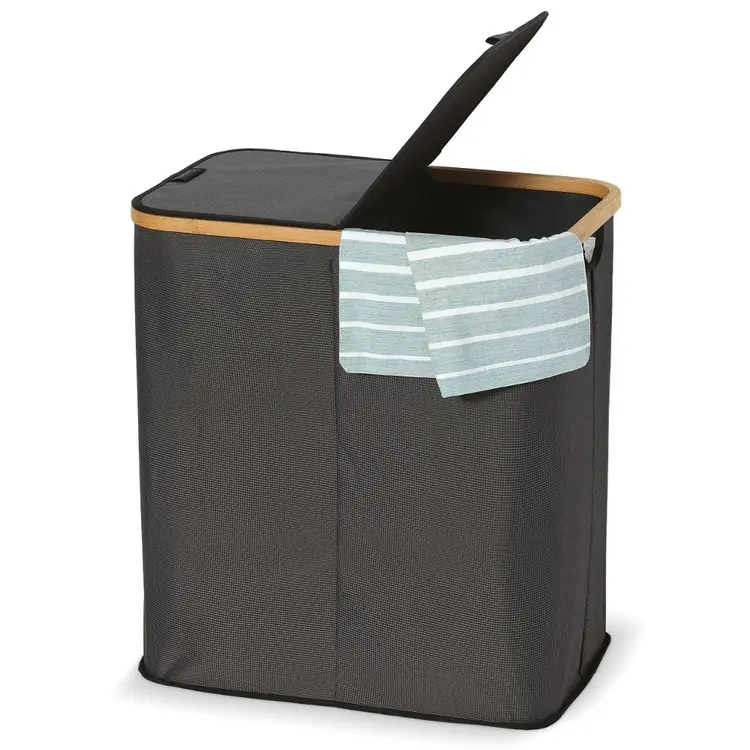 Todelt vaskekurv 107L