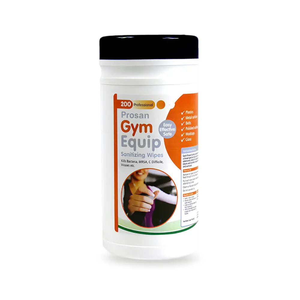 Gym Wipes, 200 stk våtservietter