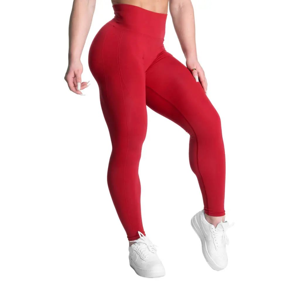 Scrunch Leggings, chili red, large