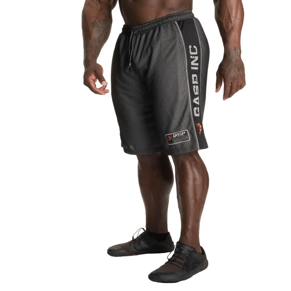 NO1 Mesh Shorts, black, small