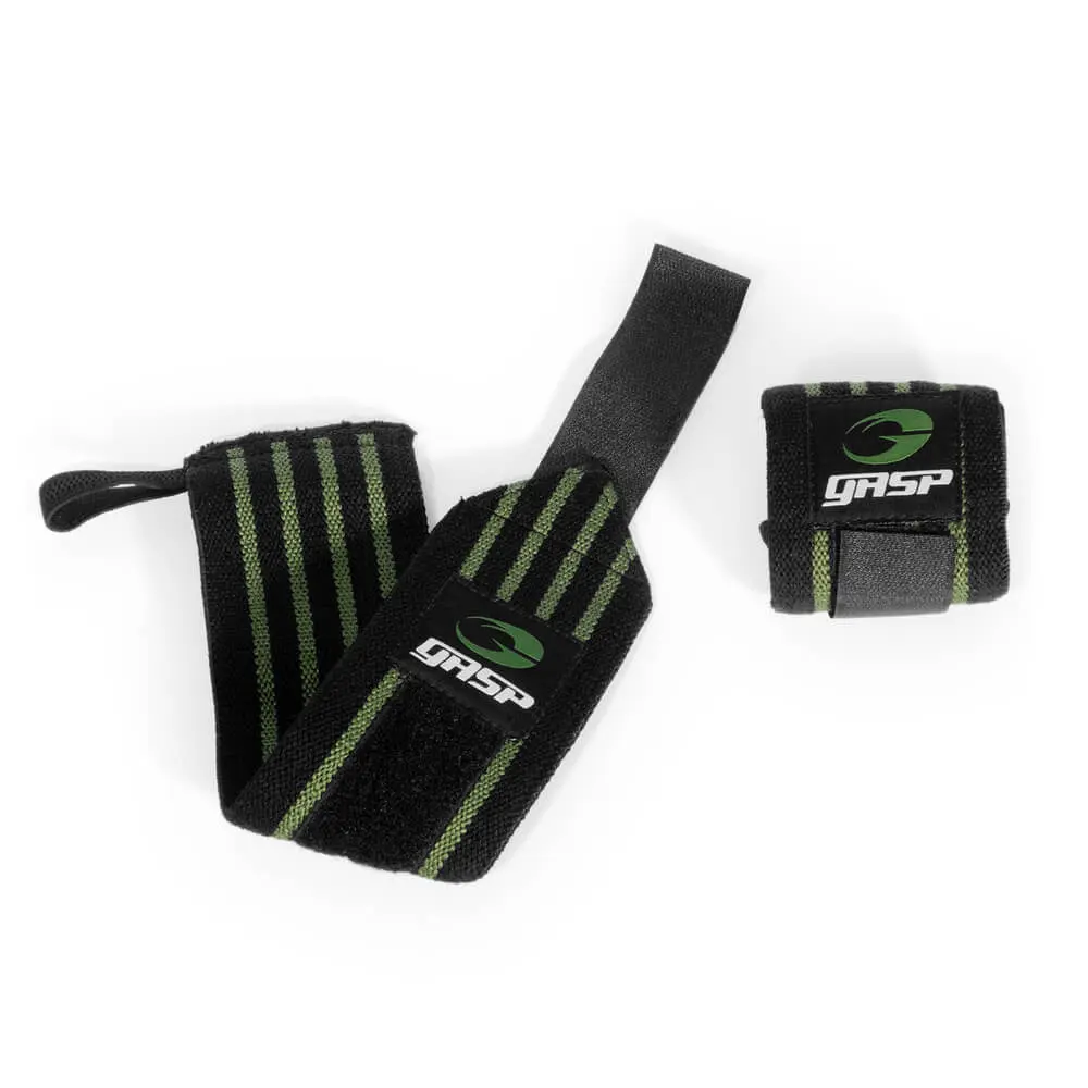 Hardcore Wrist Wraps, black/green