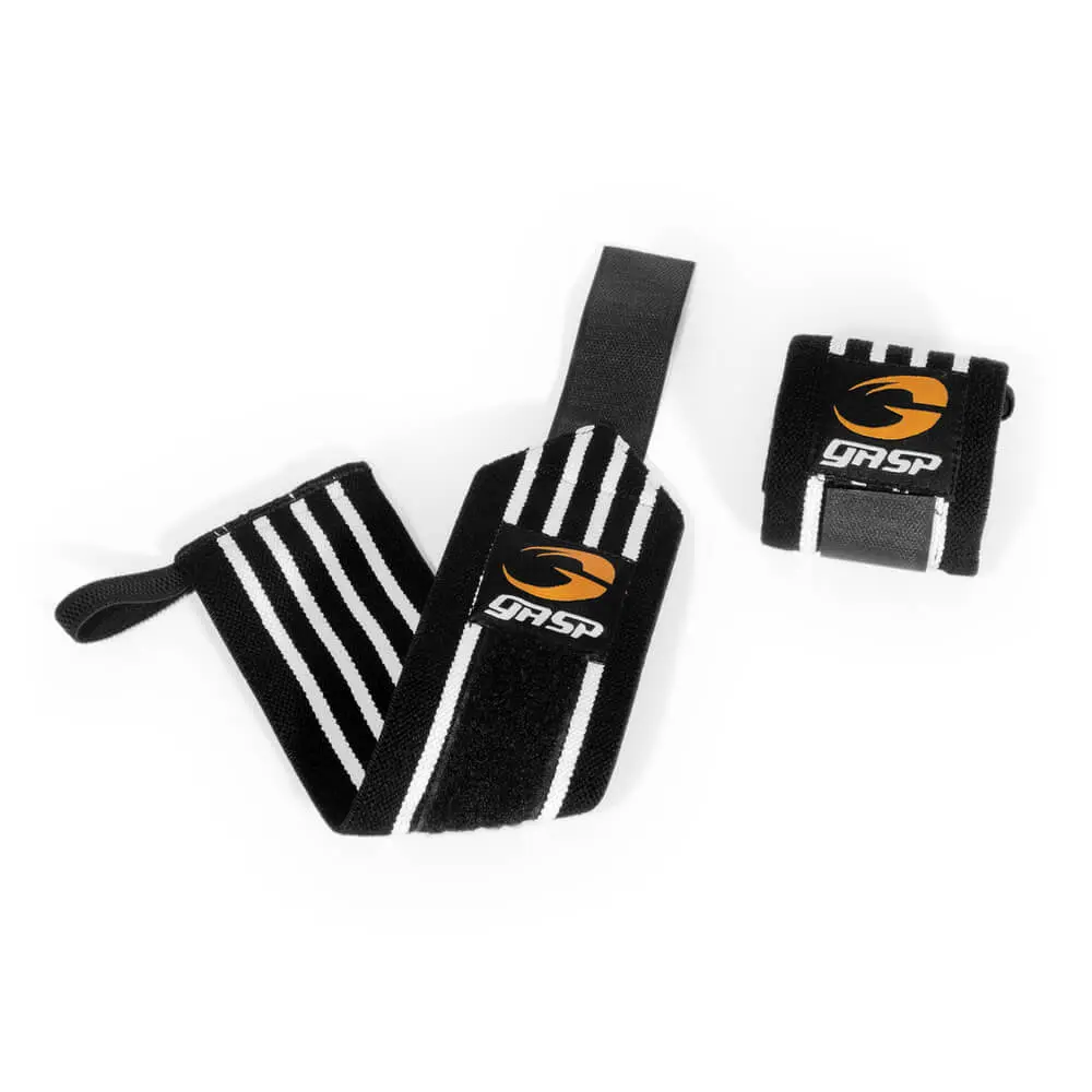 Hardcore Wrist Wraps, black/white