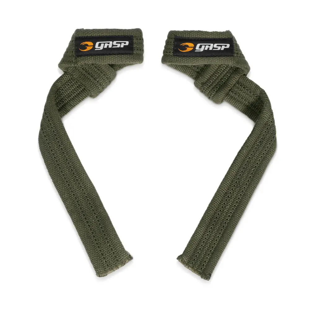GASP Lifting Straps, green/black