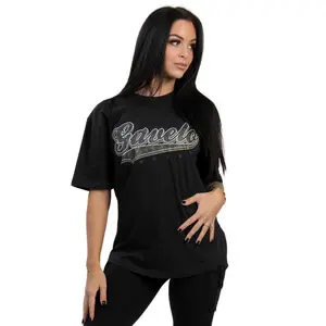 Morro Oversize Tee, black, medium