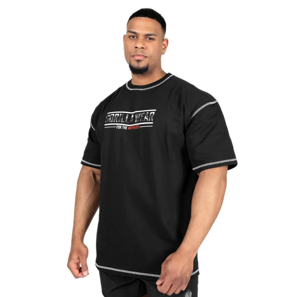Saginaw Oversized T-Shirt, black, medium