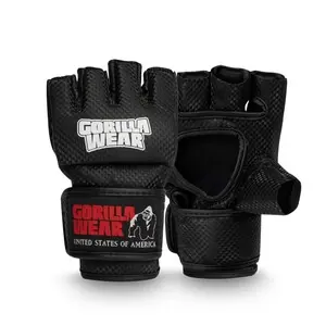 Manton MMA Gloves, black/white, S/M