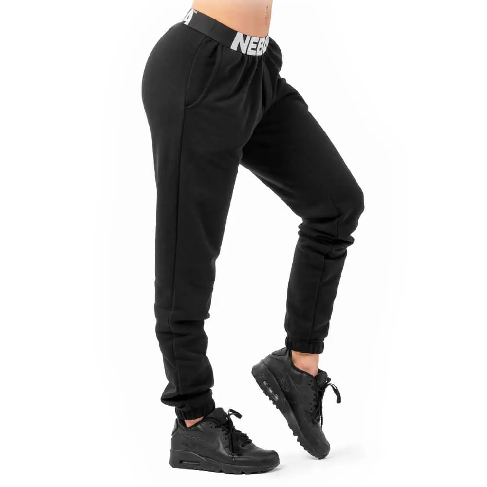 Iconic Mid-Waist Sweatpants, black, xsmall