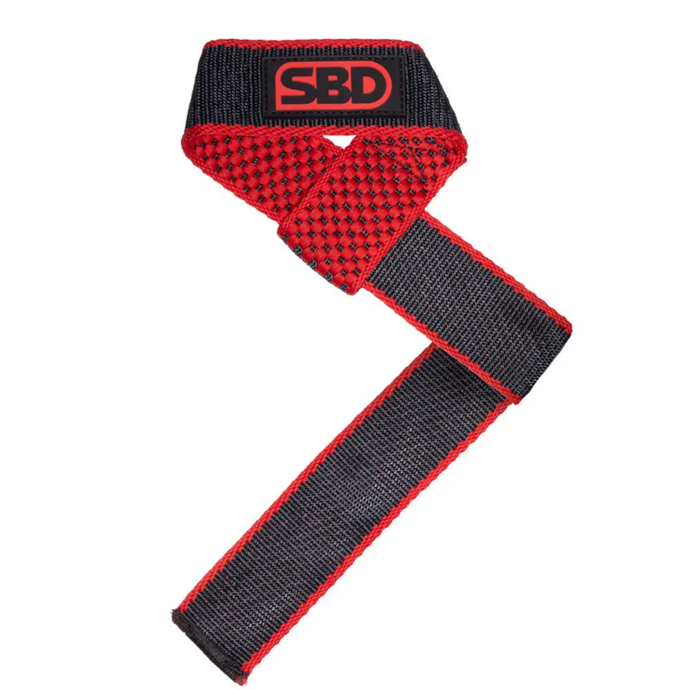 SBD Lifting Straps, black/red