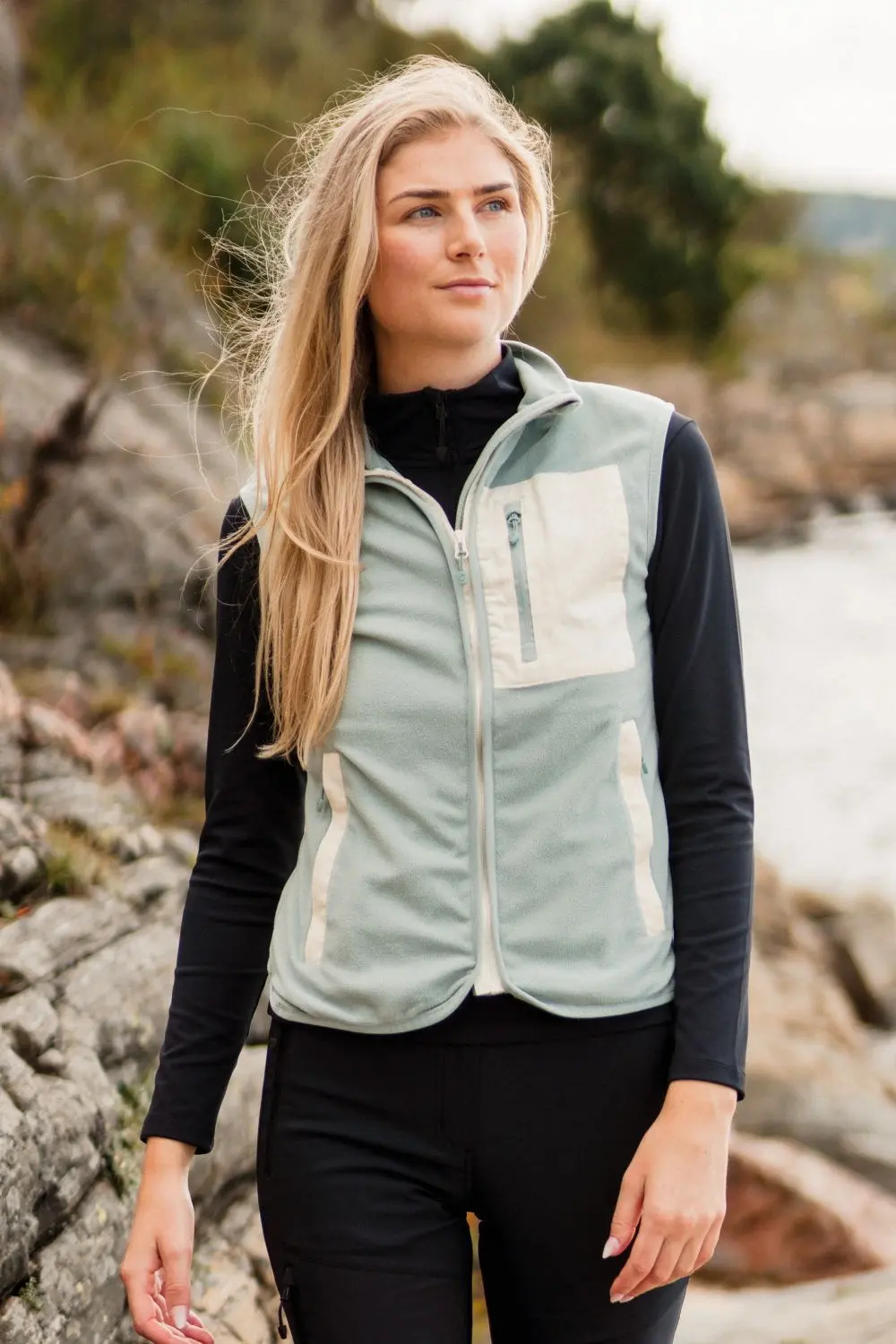 Linfjord fleecevest