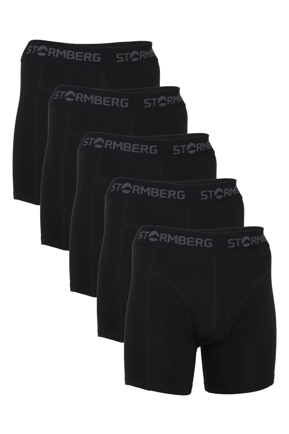 Fjellnut lang bomull boxershorts 5-pack