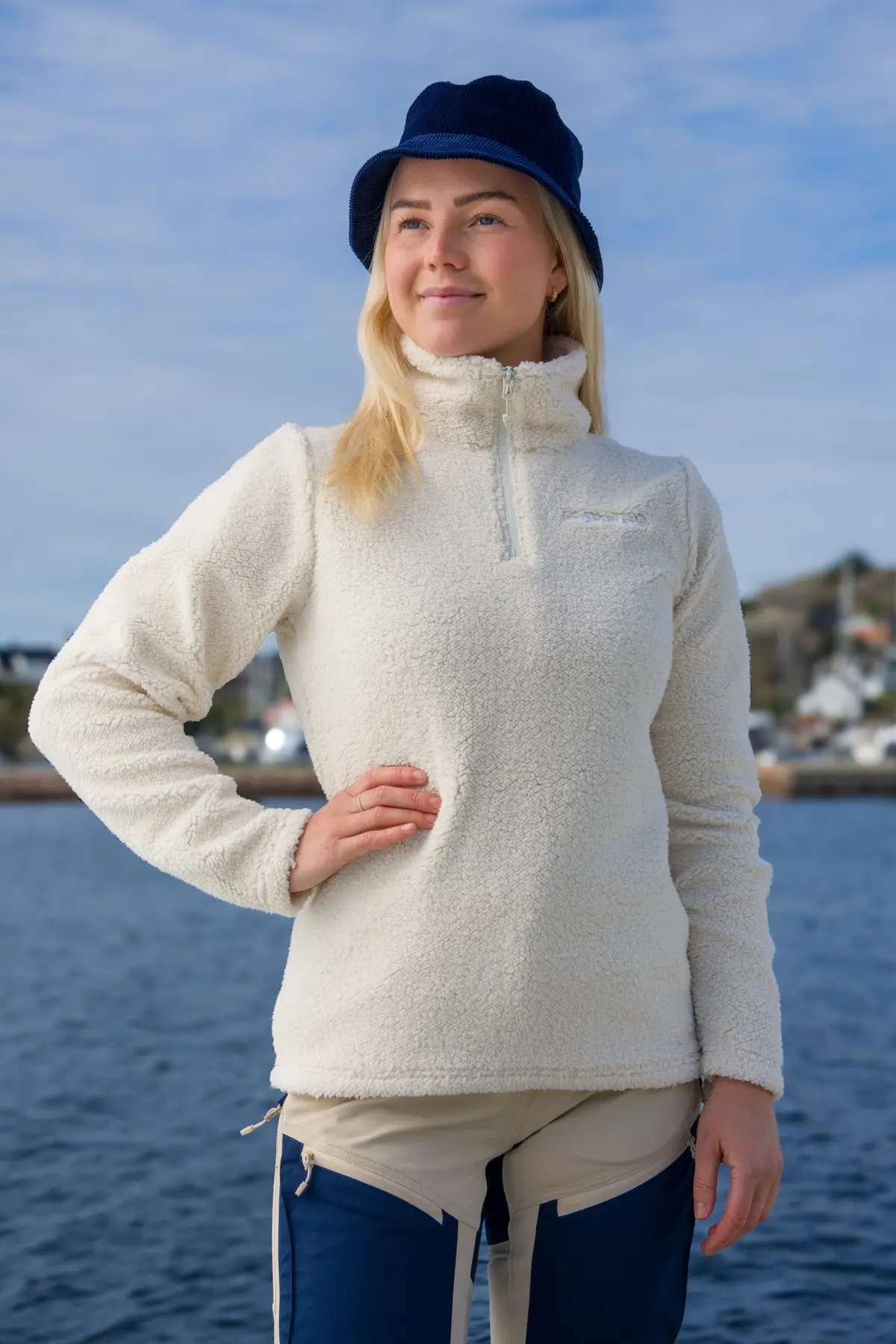 Hamar sherpa Half Zip genser