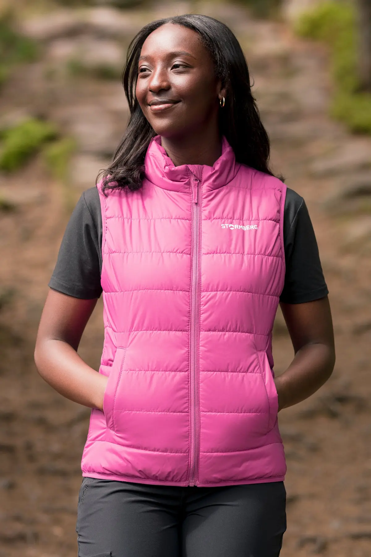Strimberg vattert vest
