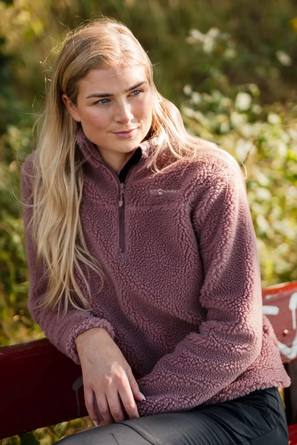 Ullnes Half Zip sherpa ullgenser
