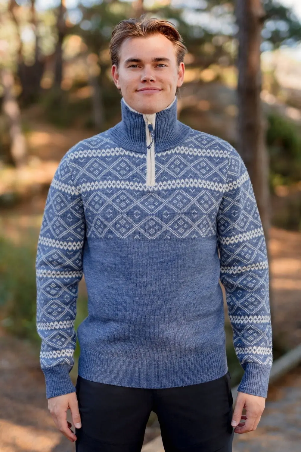 Norddalen Half Zip ullgenser