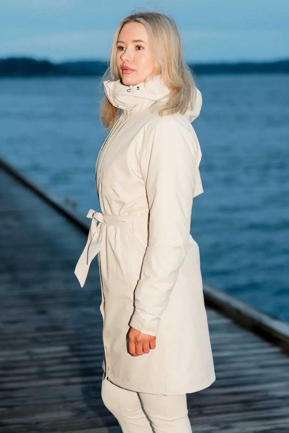Fredrikstad vanntett trenchcoat
