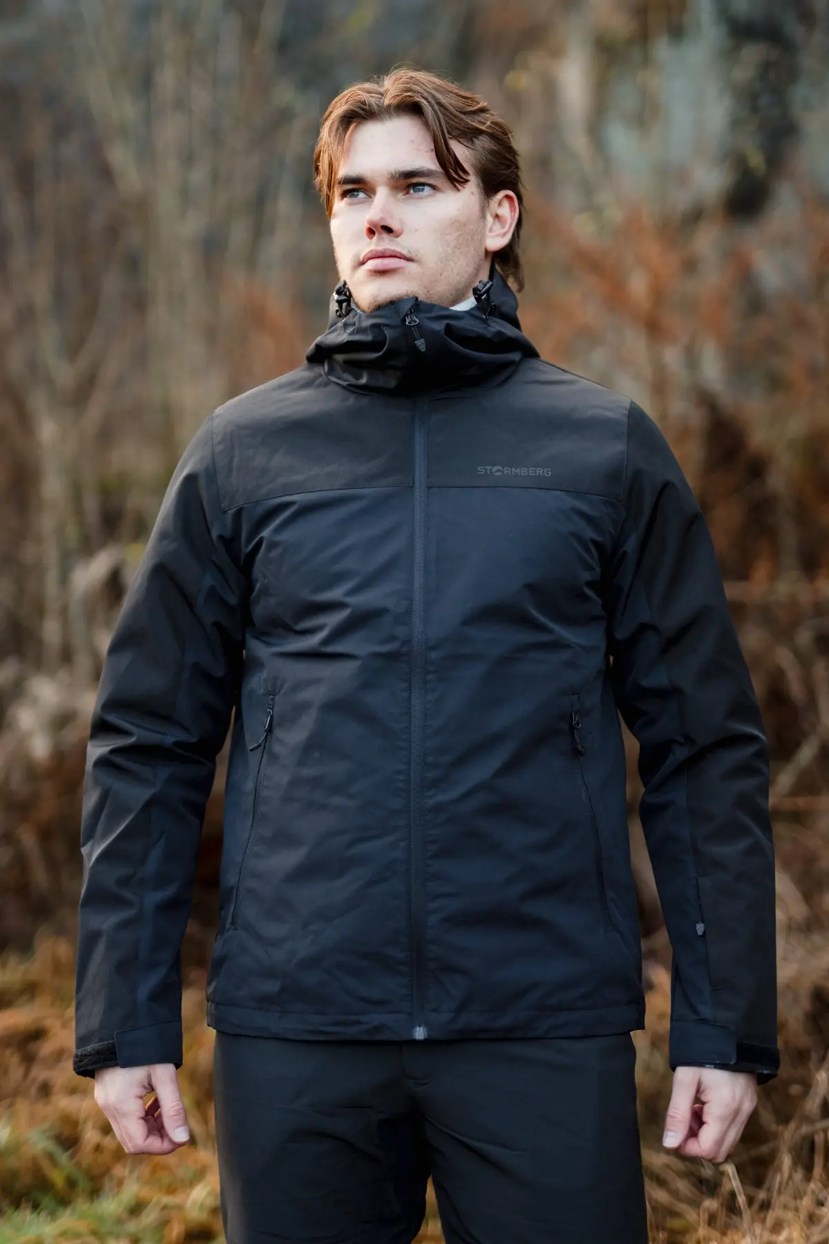 Kvitdalen fôret skalljakke