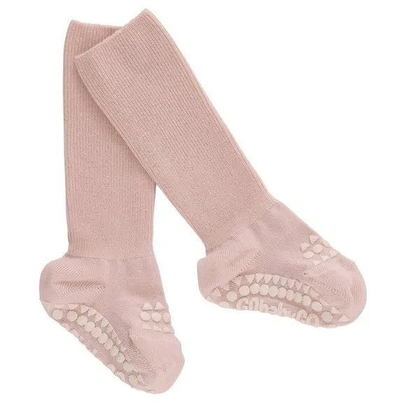 GoBabyGo Krabbesokker i Bambus, Soft Pink