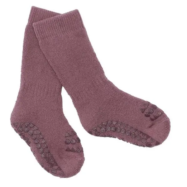 GoBabyGo Krabbesokker i Bomull, Misty Plum