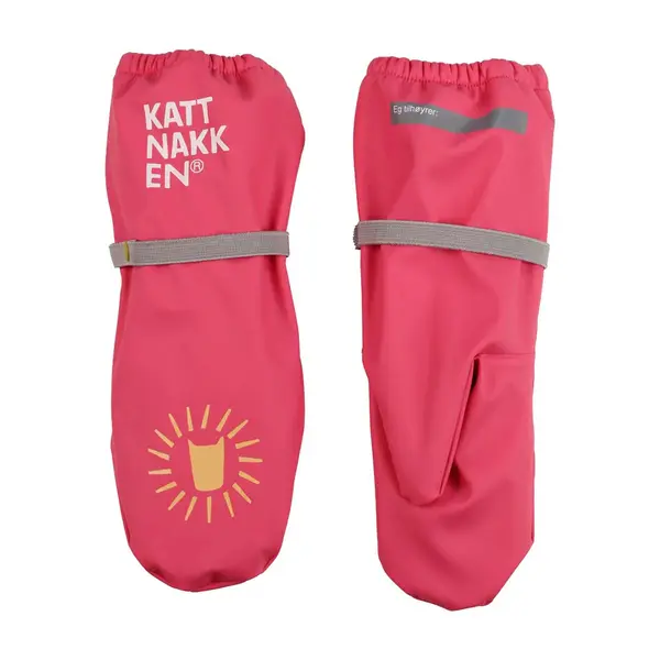 KATTNAKKEN Superhelt Regnvotter, Superrosa