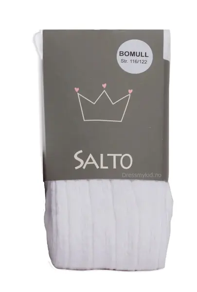 Salto strømpebukse til festdrakt Hvit