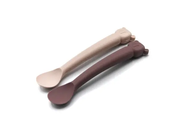 The Cotton Cloud Skje-2 pk Lili, Blush/Plum