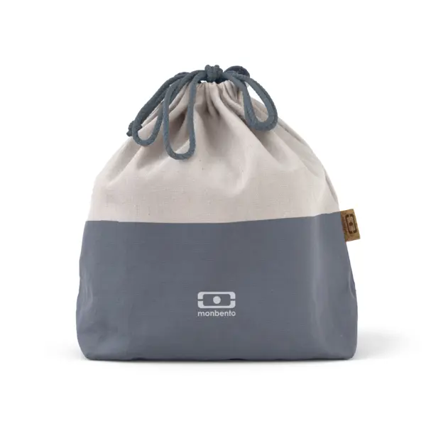 Monbento Pochette L Bento Bag, Blue Natural