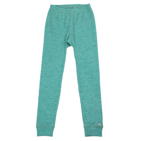 JOHA COLORFUL ULL LEGGINGS, Grønn