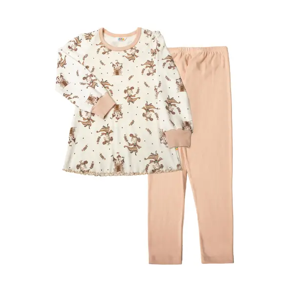 JOHA PRINCESS Pysjamas Sett I BOMULL, Rose