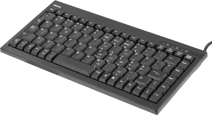 Minitangentbord USB, svart