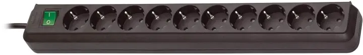 Brennenstuhl Eco-Line strømuttak, 10xCEE 7/4-1xCEE 7/7, 3m kabel, pet, en