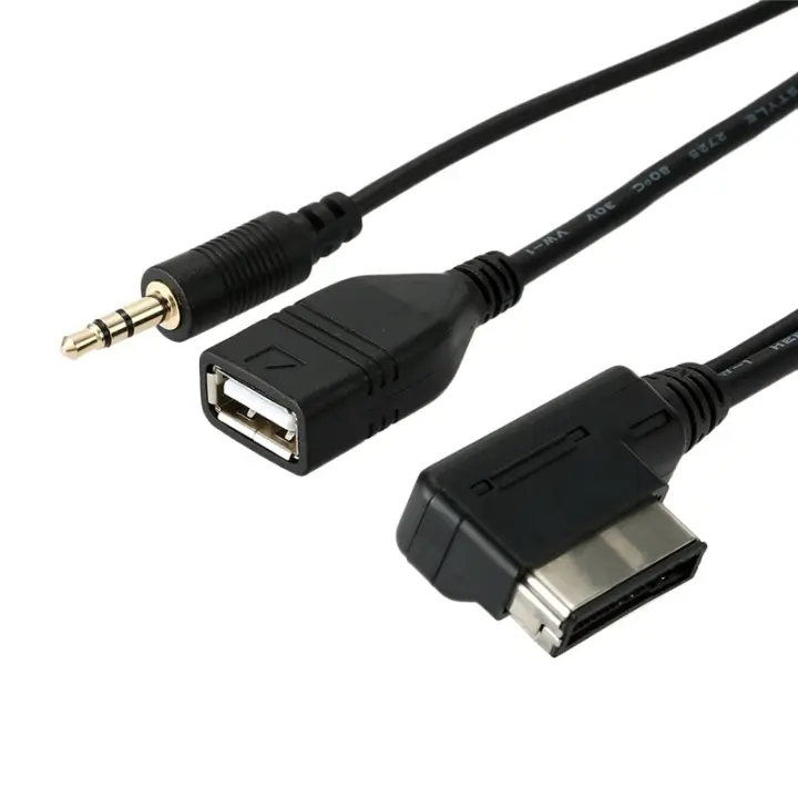 AMI-kabel - 3,5 mm, USB hunn - Audi MMI, VW MDI