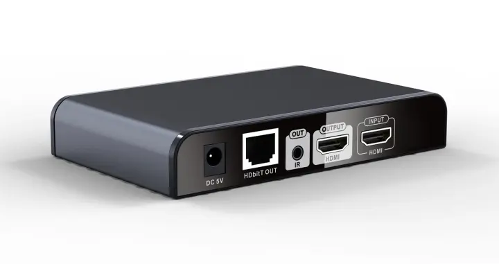 HDMI-forlengelse over Ethernet, HDbitT, 150m. 1080P, loop-out, svart