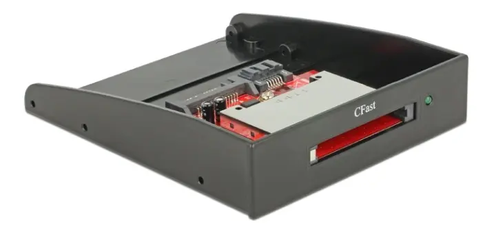 DeLOCK SATA kortleser for CFast-kort, 3,5", 1xSATA 7+15-pin