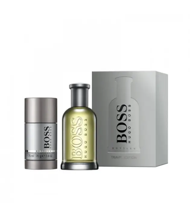 Hugo Boss Gavesett Bottled Travel Edition Edt 100 ml + Deostick 75 ml