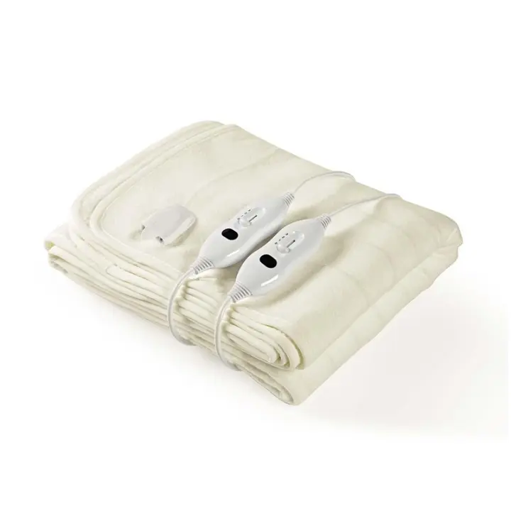 Nedis Elektrisk Teppe | Underblanket | 2 Persons | 160 x 140 cm | 3 Varmeinnstillinger | Vaskbar