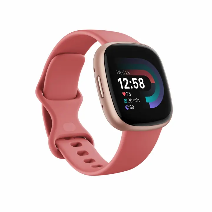 Fitbit Versa 4 rosa/kobber