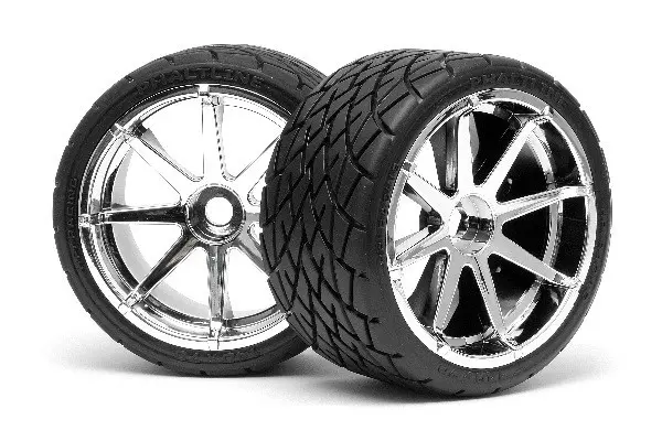 Montert Phaltline-dekk 140X70Mm på Blast Wheel Crm