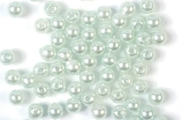 Plastperler 8mm 500g, Lysegrønn