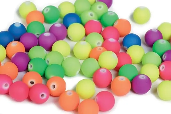 Pearl`n fun Perler 10 mm i blandede farger, 500 g