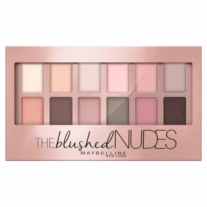Maybelline The Blushed Nudes Øyenskyggepalett 9,6 g