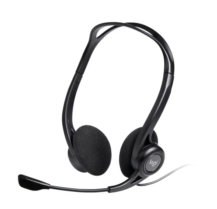 Logitech 960 USB-hodesett hodebøyle svart