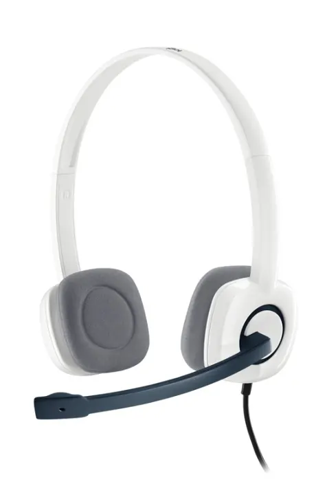 Logitech H150 Hodesett hodebøyle hvit