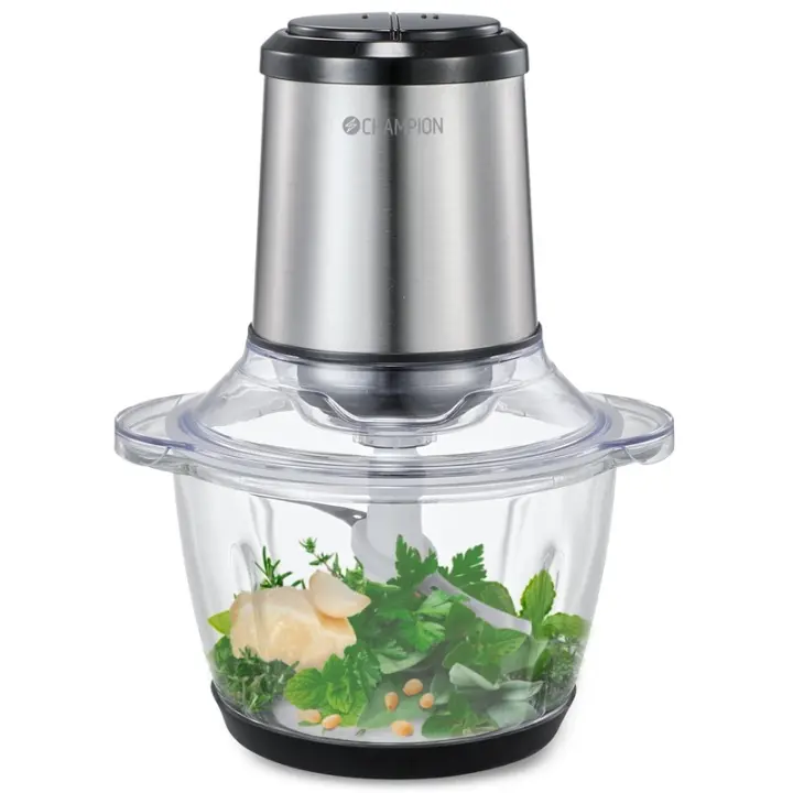 Champion Mini Chopper 1,2L 400W Glassbolle MC310 Rustfritt stål