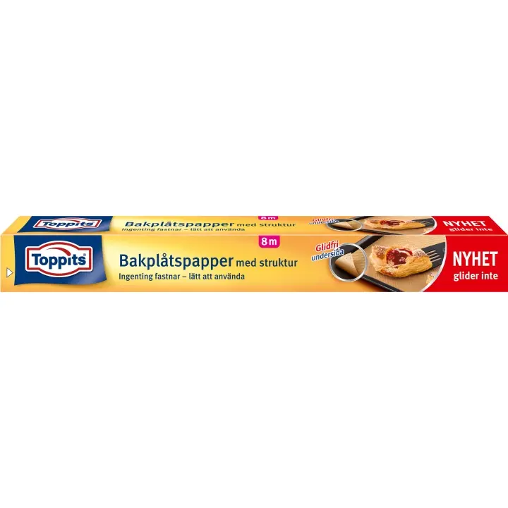 Toppits Bakepapirrull 8M sklisikker (20stk DFP)