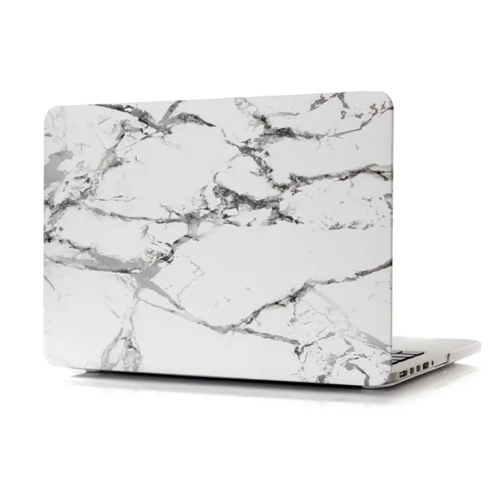 Hardplastdeksel til MacBook Pro 16" (A2485) 2021 Marble (Hvit)