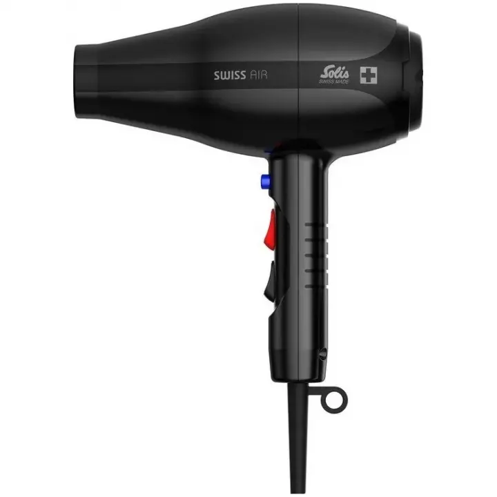 Solis Swiss Air svart 360° hårføner